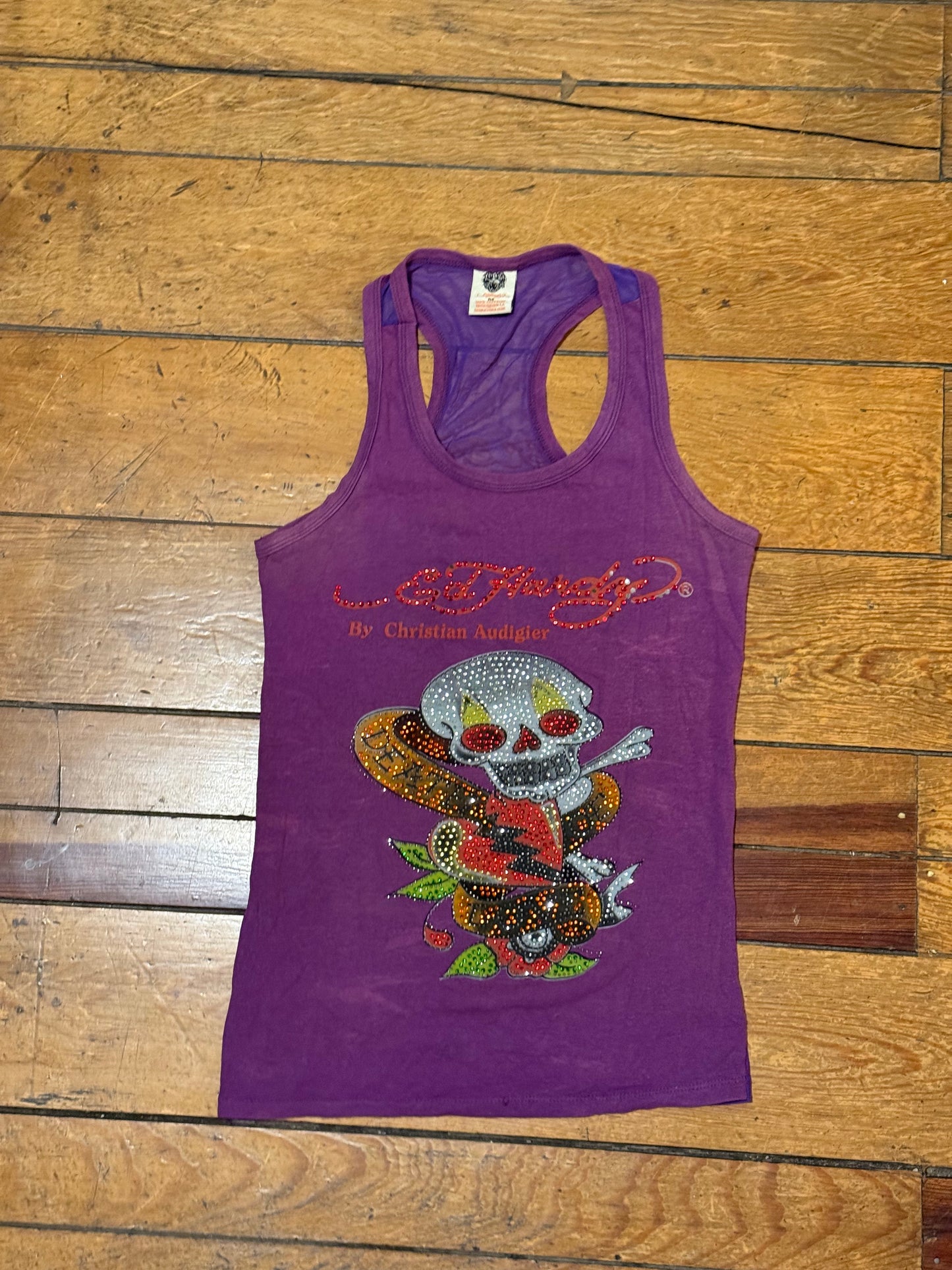 BLUSA ED HARDY MORADA