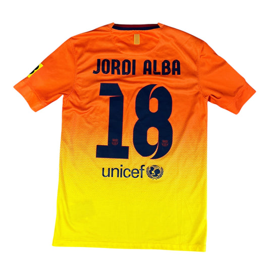 Nike Barcelona Mens SS Away Shirt 2012/13 JORDI ALBA 18