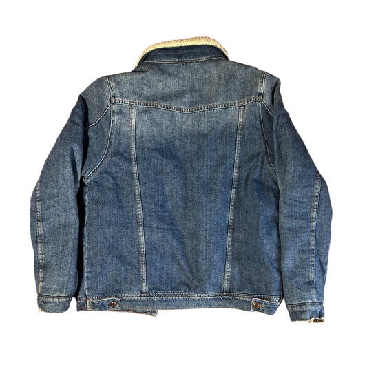 CHAMARRA DENIM CON BORREGO TALLA M