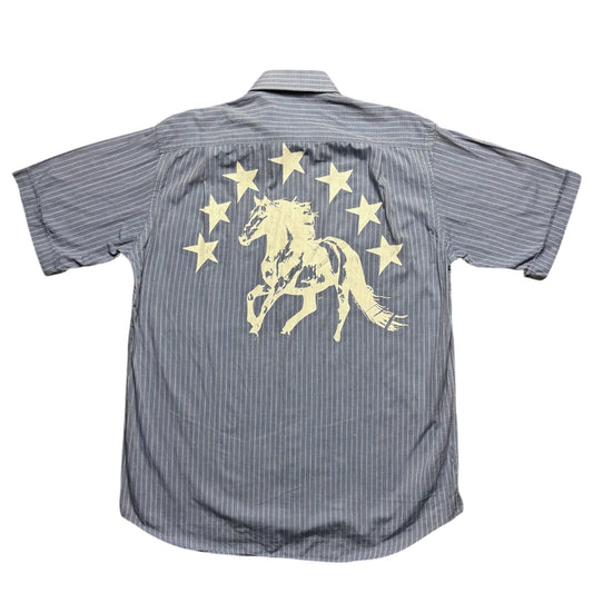 CAMISA SUKI MANGA CORTA SERIGRAFÍA BLANCA SK224