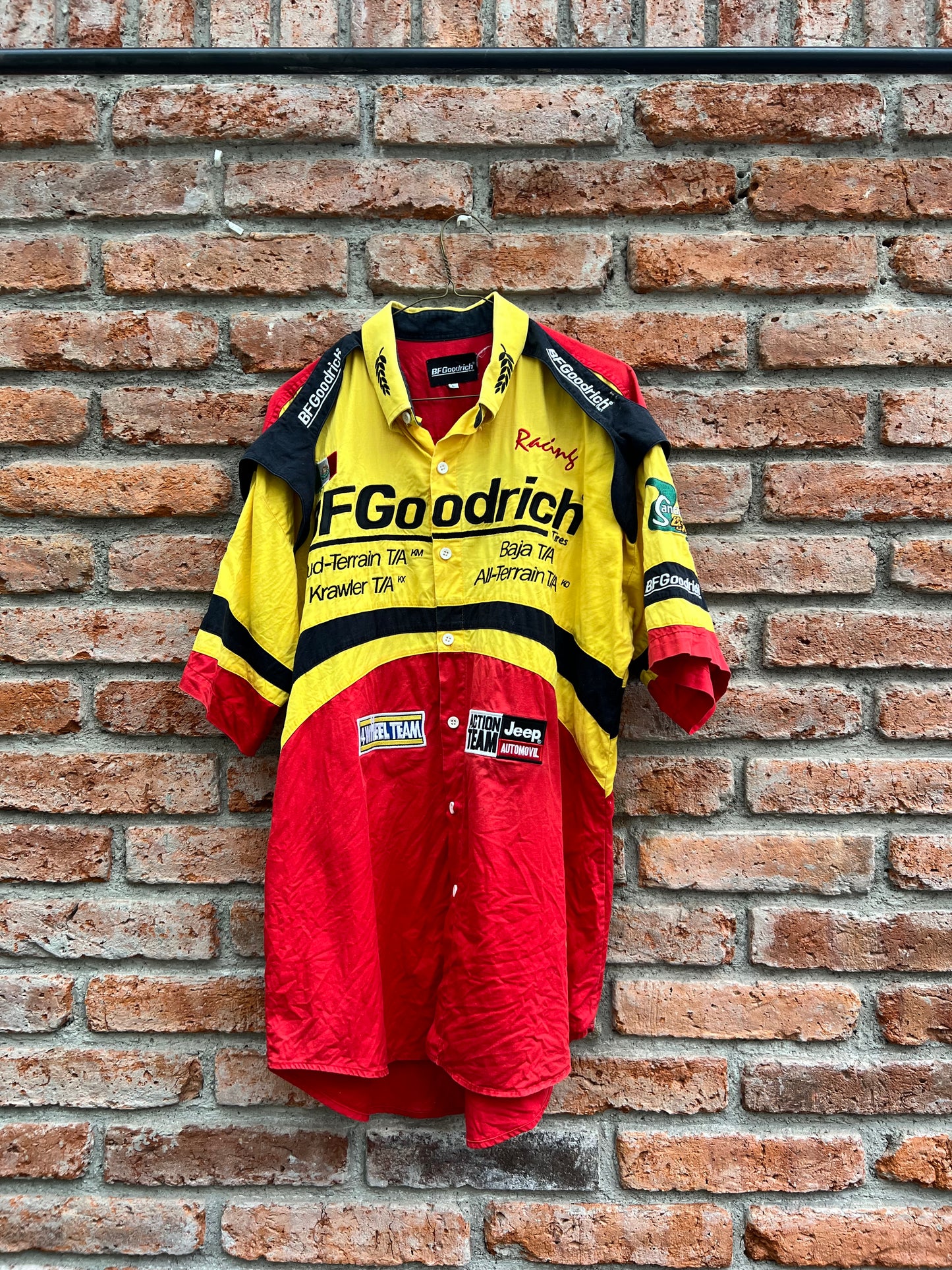 Camisa Racing Bfg Color Amarilla Talla L