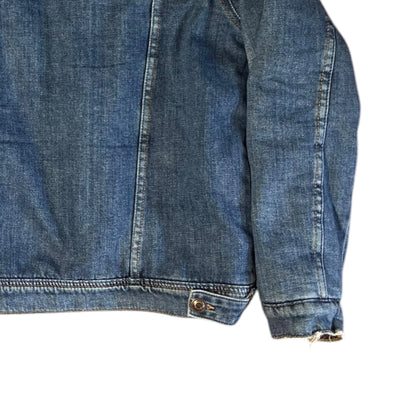 CHAMARRA DENIM CON BORREGO TALLA M