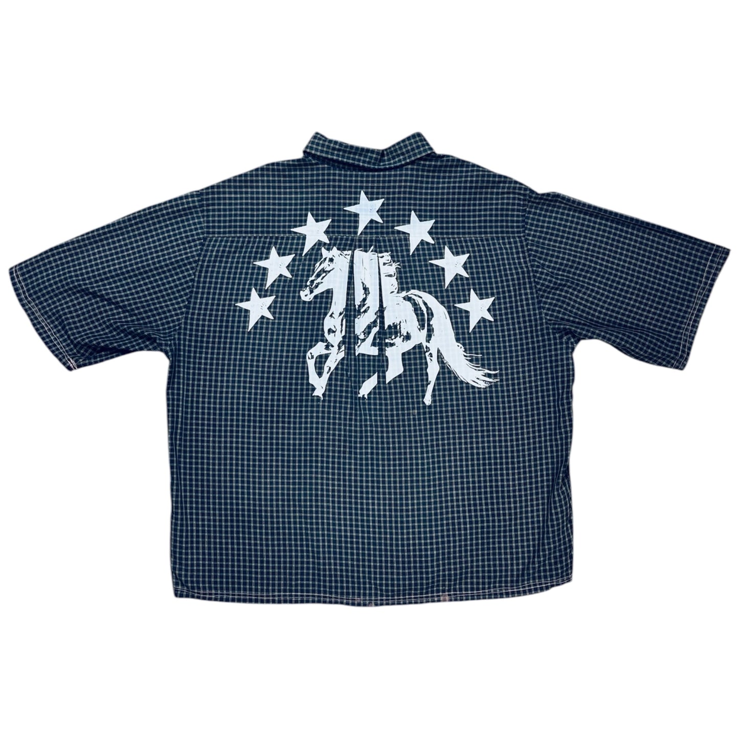 CAMISA SUKI MANGA CORTA SERIGRAFÍA BLANCA SK226