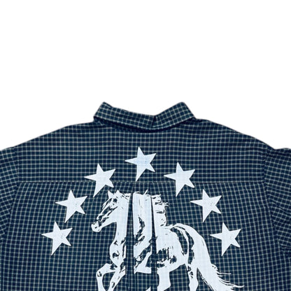 CAMISA SUKI MANGA CORTA SERIGRAFÍA BLANCA SK226