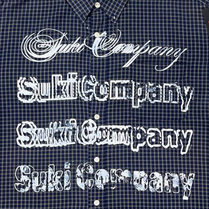 CAMISA SUKI MANGA CORTA SERIGRAFÍA BLANCA SK226