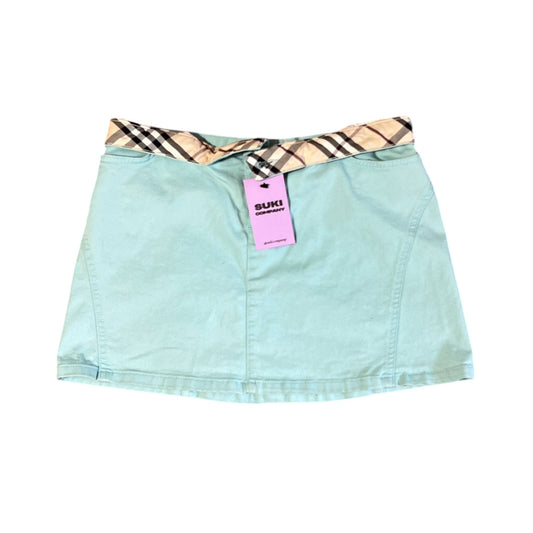 FALDA BURBERRY AZUL