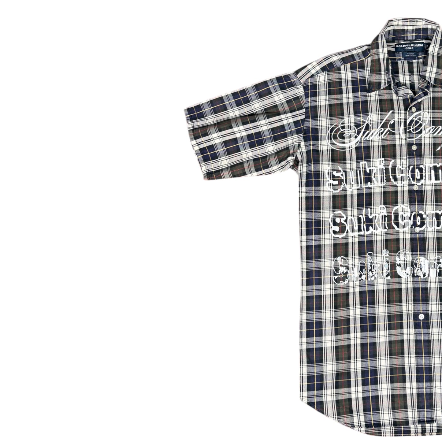 CAMISA SUKI MANGA CORTA SERIGRAFÍA BLANCA SK218