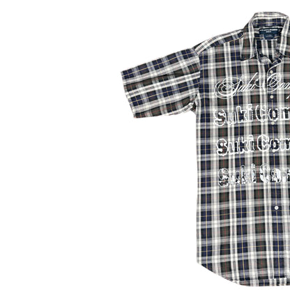 CAMISA SUKI MANGA CORTA SERIGRAFÍA BLANCA SK218