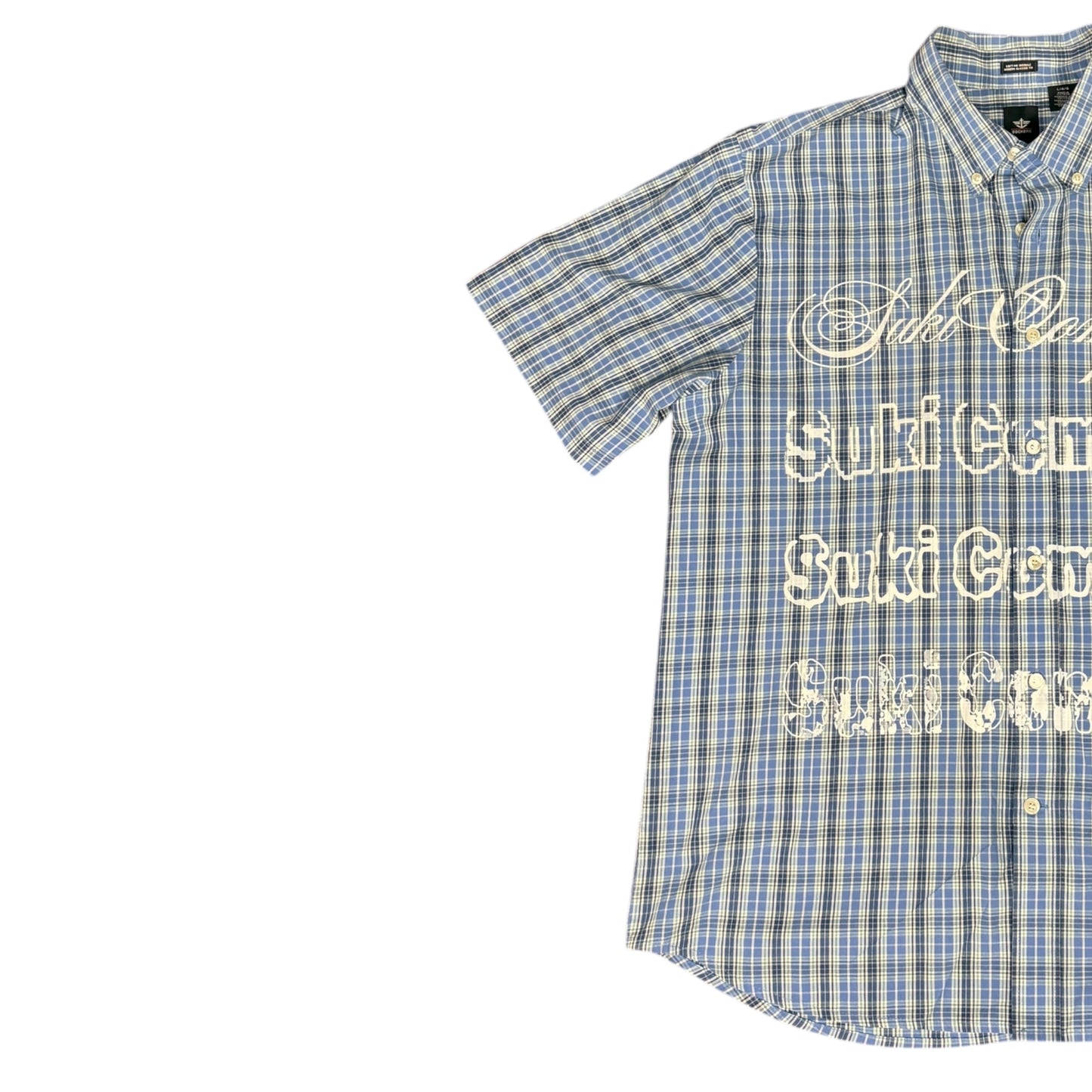 CAMISA SUKI MANGA CORTA SERIGRAFÍA BLANCA SK221