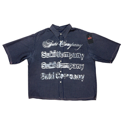 CAMISA SUKI MANGA CORTA SERIGRAFÍA BLANCA SK226