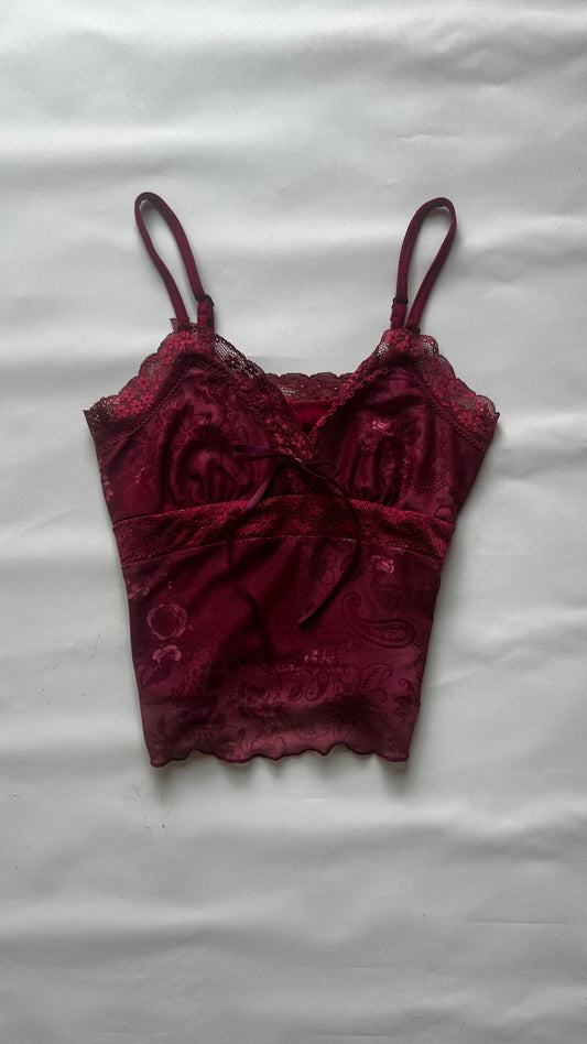 Top de Encaje Vino S