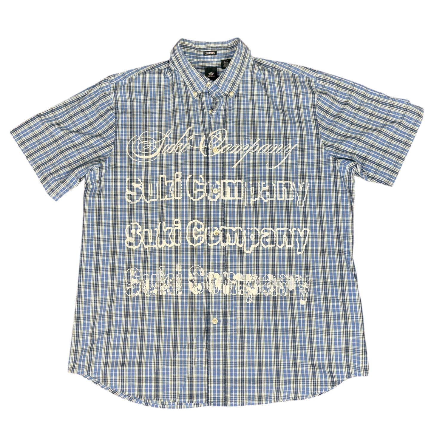 CAMISA SUKI MANGA CORTA SERIGRAFÍA BLANCA SK221