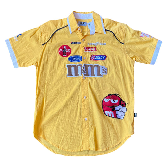 CAMISA RACING AMARILLA STILOS TALLA M