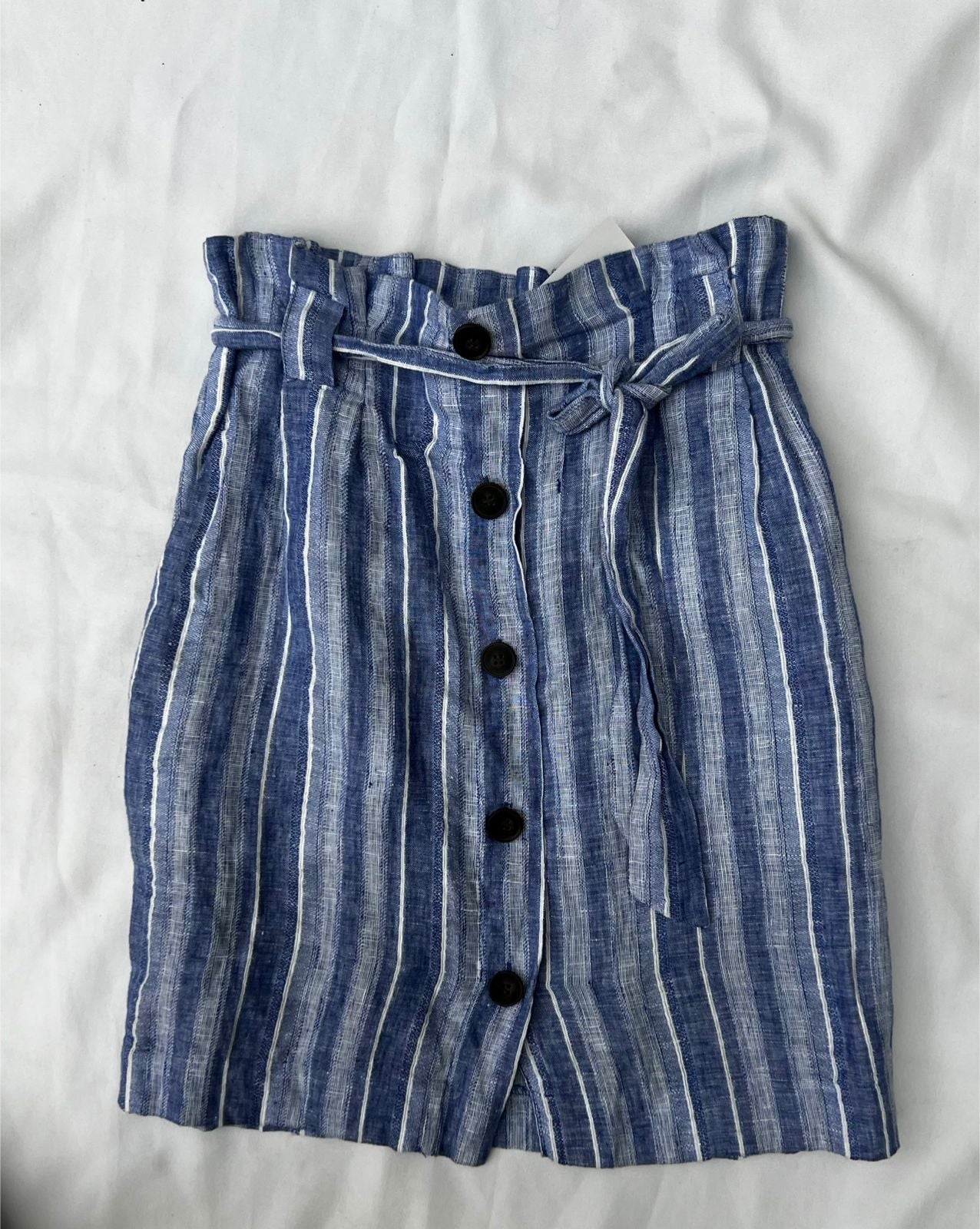 Short Lino Azul / M