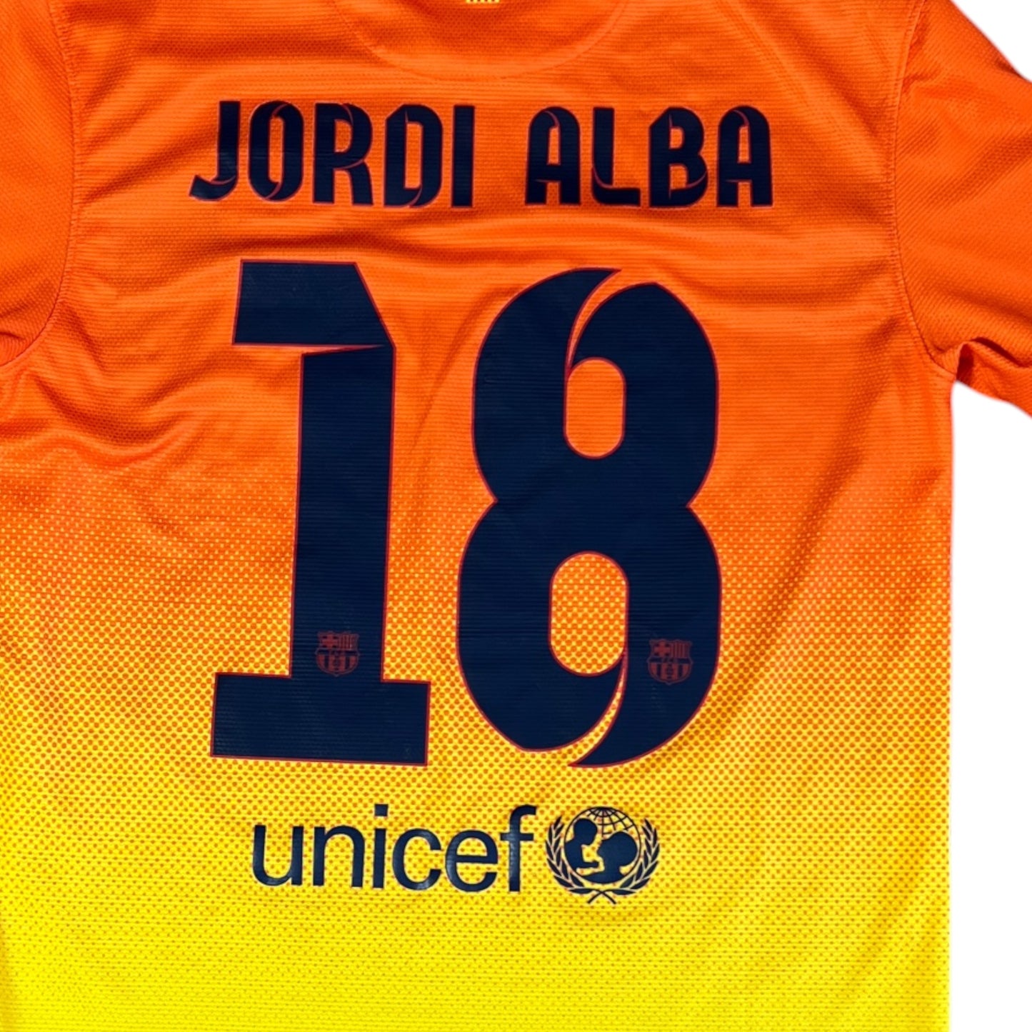 Nike Barcelona Mens SS Away Shirt 2012/13 JORDI ALBA 18