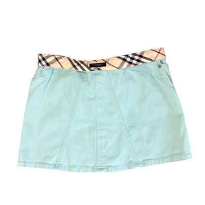 FALDA BURBERRY AZUL