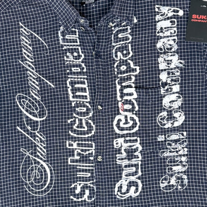 CAMISA SUKI MANGA CORTA SERIGRAFÍA BLANCA SK207