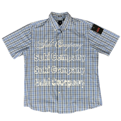 CAMISA SUKI MANGA CORTA SERIGRAFÍA BLANCA SK205