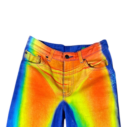 RARE JADED London Touch Me Jeans- Heatmap Print | Petite US6 W28
