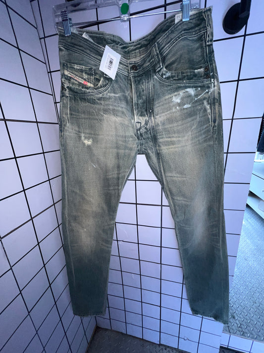Pantalon Diesel Acid Wash Verde