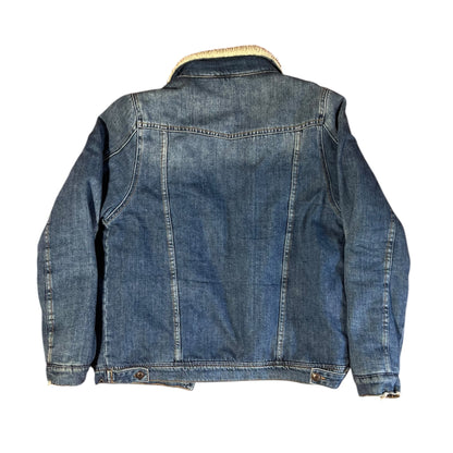 CHAMARRA DENIM CON BORREGO TALLA M