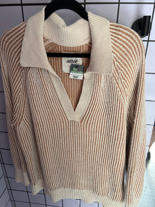 SUETER UNISEX CON PATRON DE RAYAS
