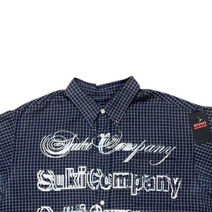 CAMISA SUKI MANGA CORTA SERIGRAFÍA BLANCA SK226