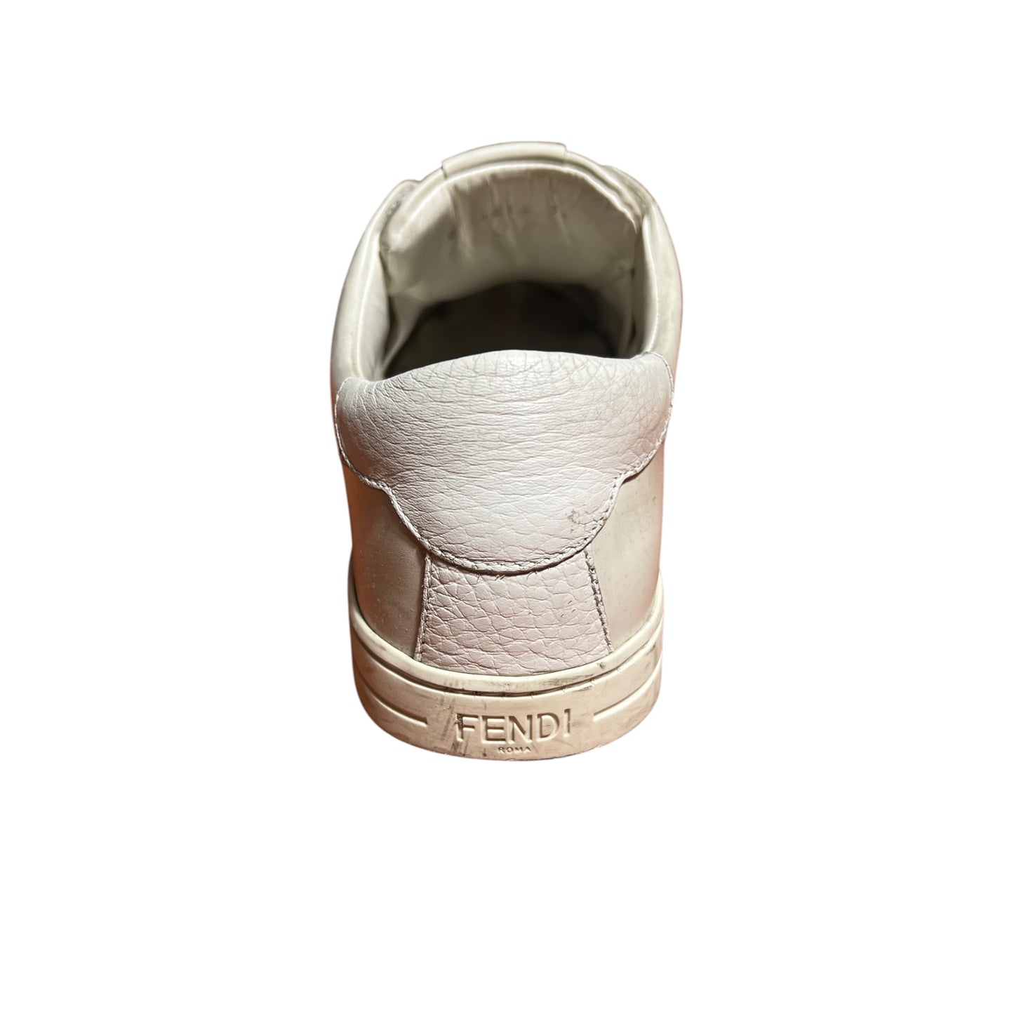 FENDI Fur Zucca FF logo slip on sneakers