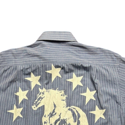 CAMISA SUKI MANGA CORTA SERIGRAFÍA BLANCA SK224