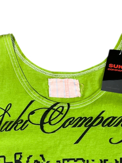 TANK TOP SUKI LETTER PRINT