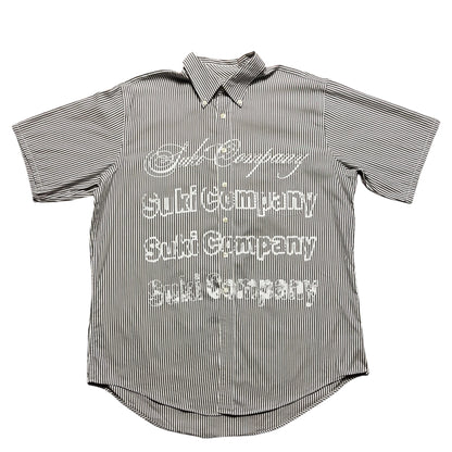 CAMISA SUKI MANGA CORTA SERIGRAFÍA BLANCA SK232