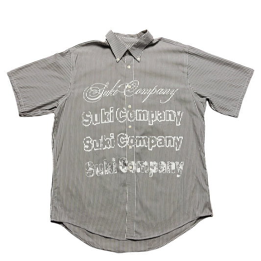 CAMISA SUKI MANGA CORTA SERIGRAFÍA BLANCA SK232