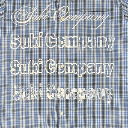 CAMISA SUKI MANGA CORTA SERIGRAFÍA BLANCA SK205