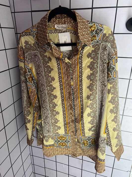 CAMISA VINTAGE 80´ SATINADA