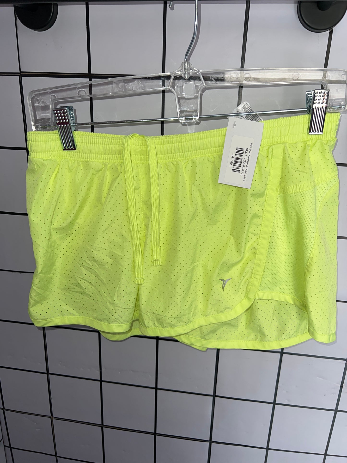 Mini Short Amarillo Old Navi Talla S