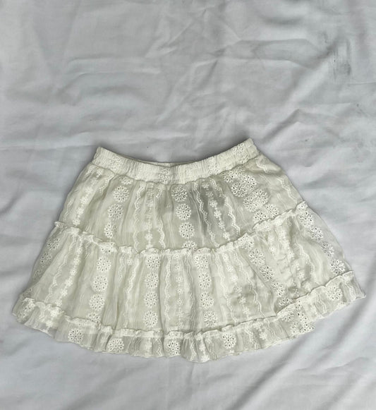 Falda Boho Blanco / M