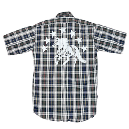 CAMISA SUKI MANGA CORTA SERIGRAFÍA BLANCA SK218