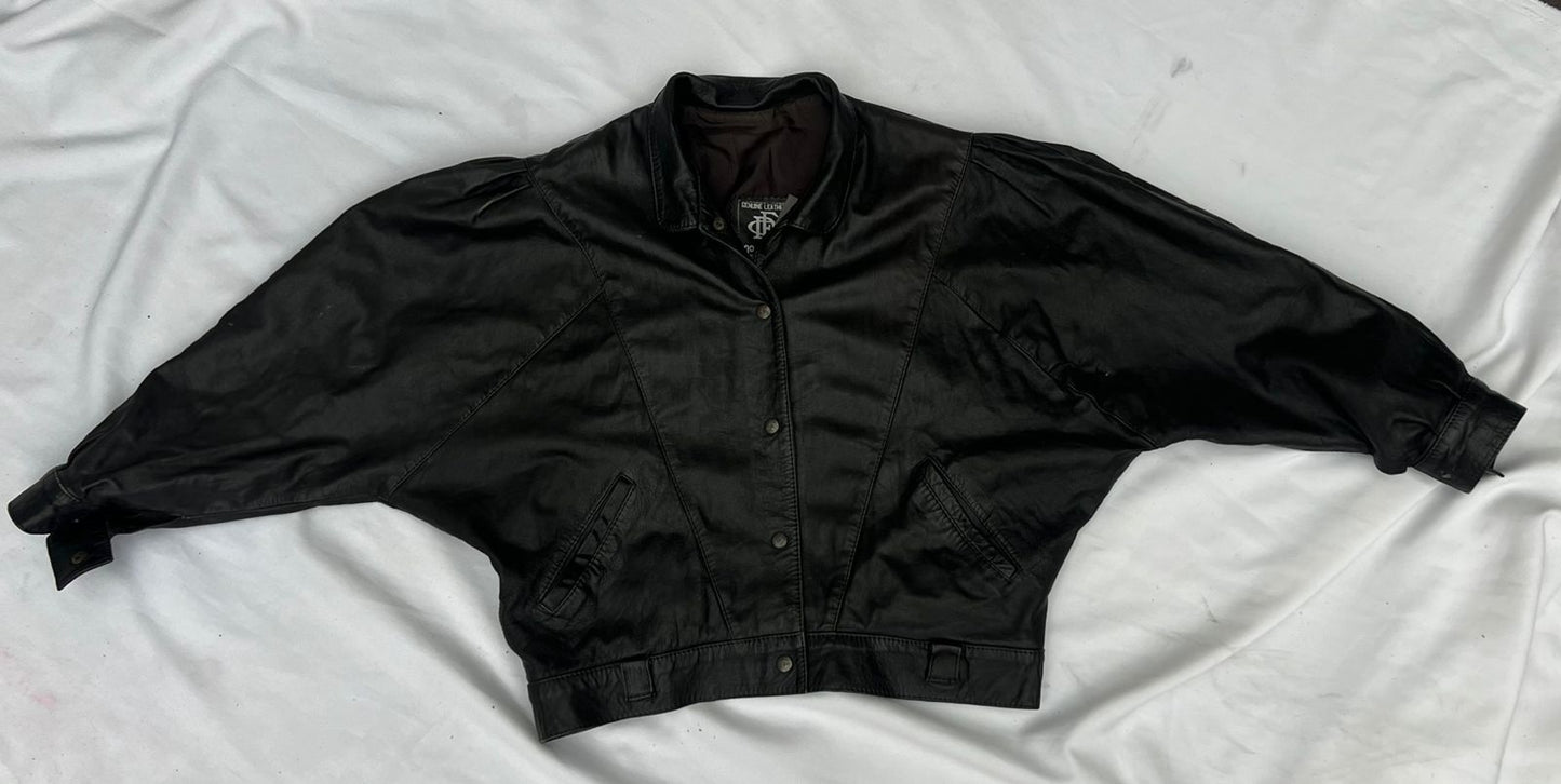 Chamarro Piel Negro / M