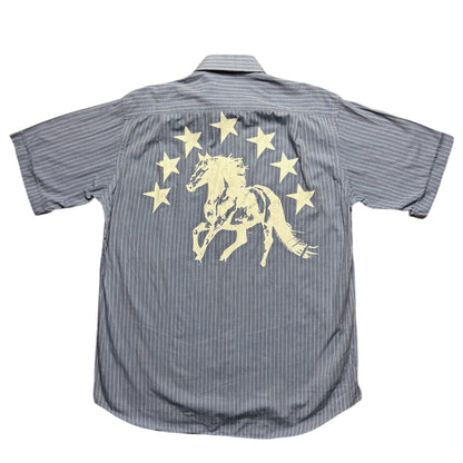 CAMISA SUKI MANGA CORTA SERIGRAFÍA BLANCA SK224