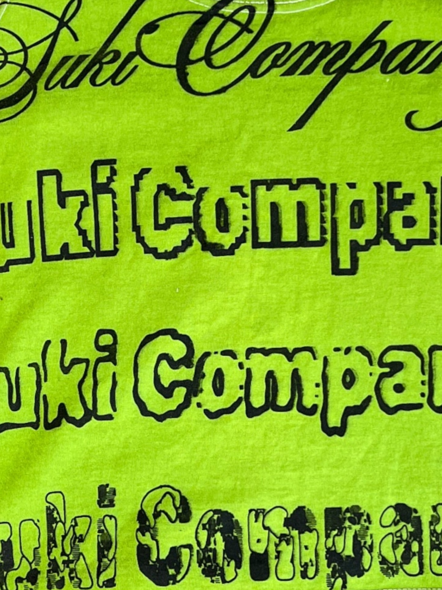 TANK TOP SUKI LETTER PRINT