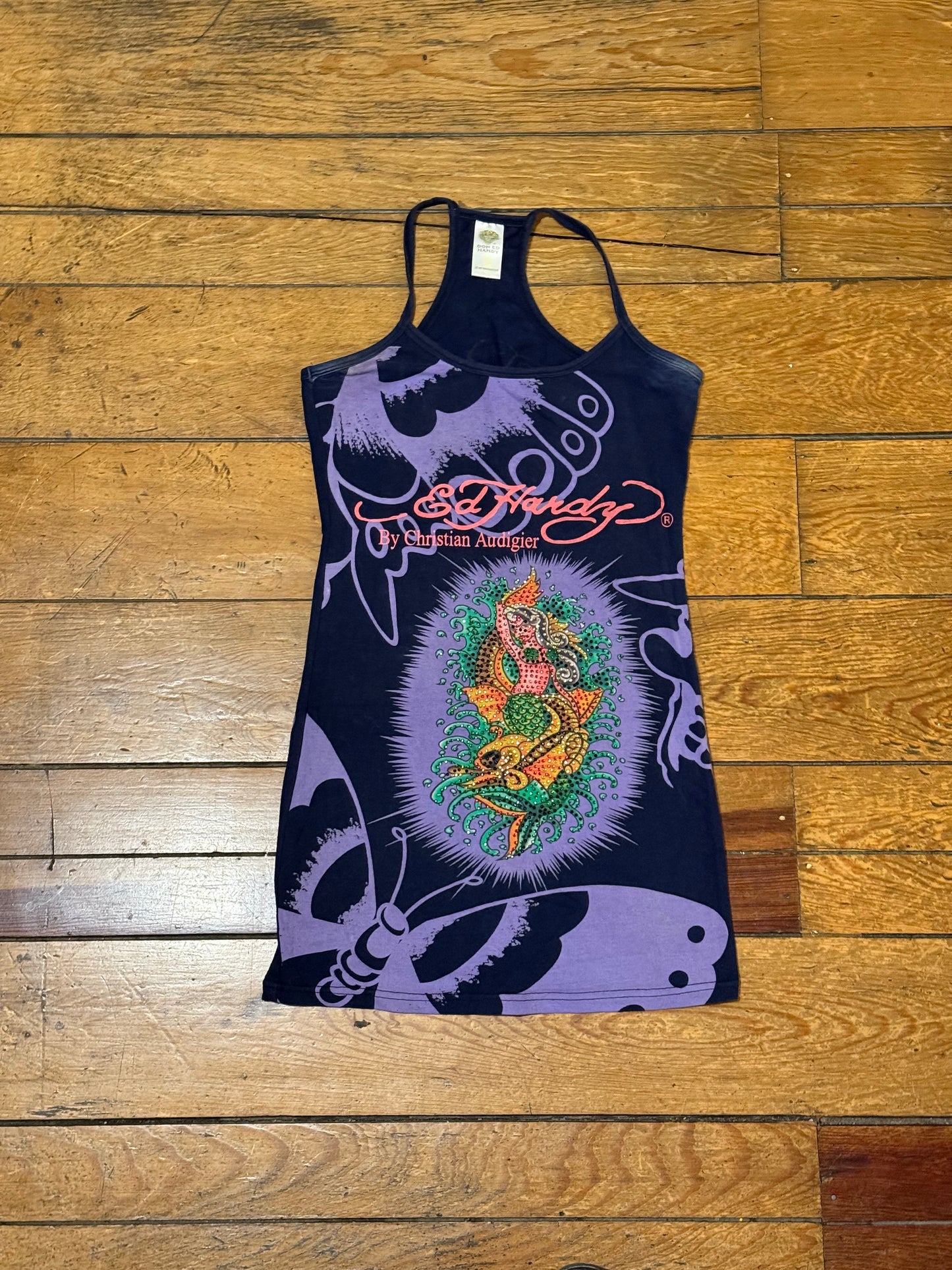 BLUSA ED HARDY AZUL