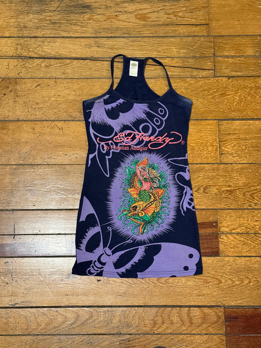 BLUSA ED HARDY AZUL