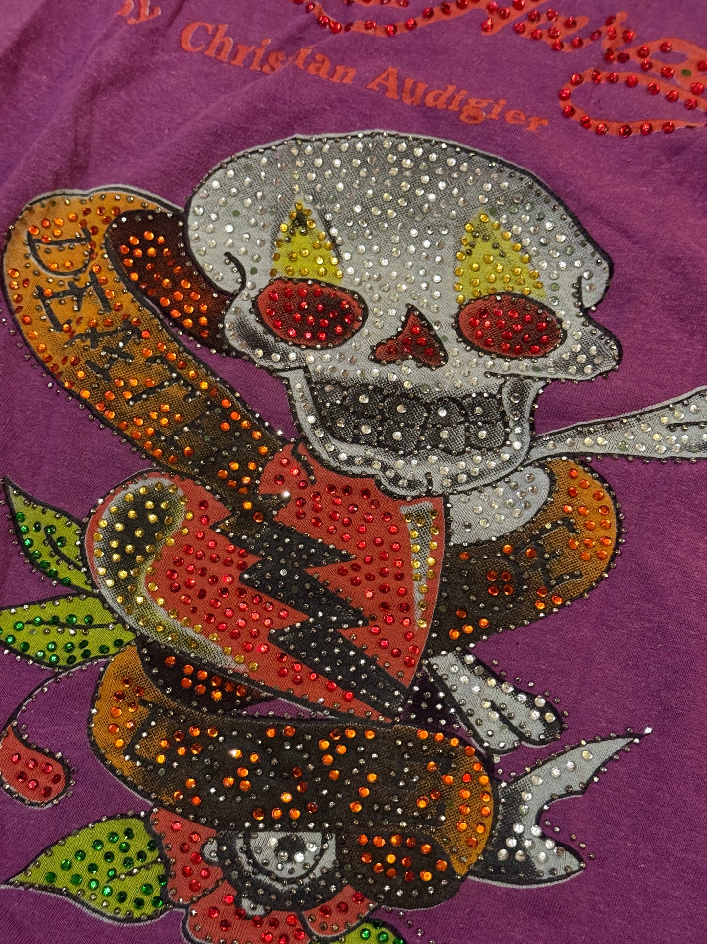BLUSA ED HARDY MORADA