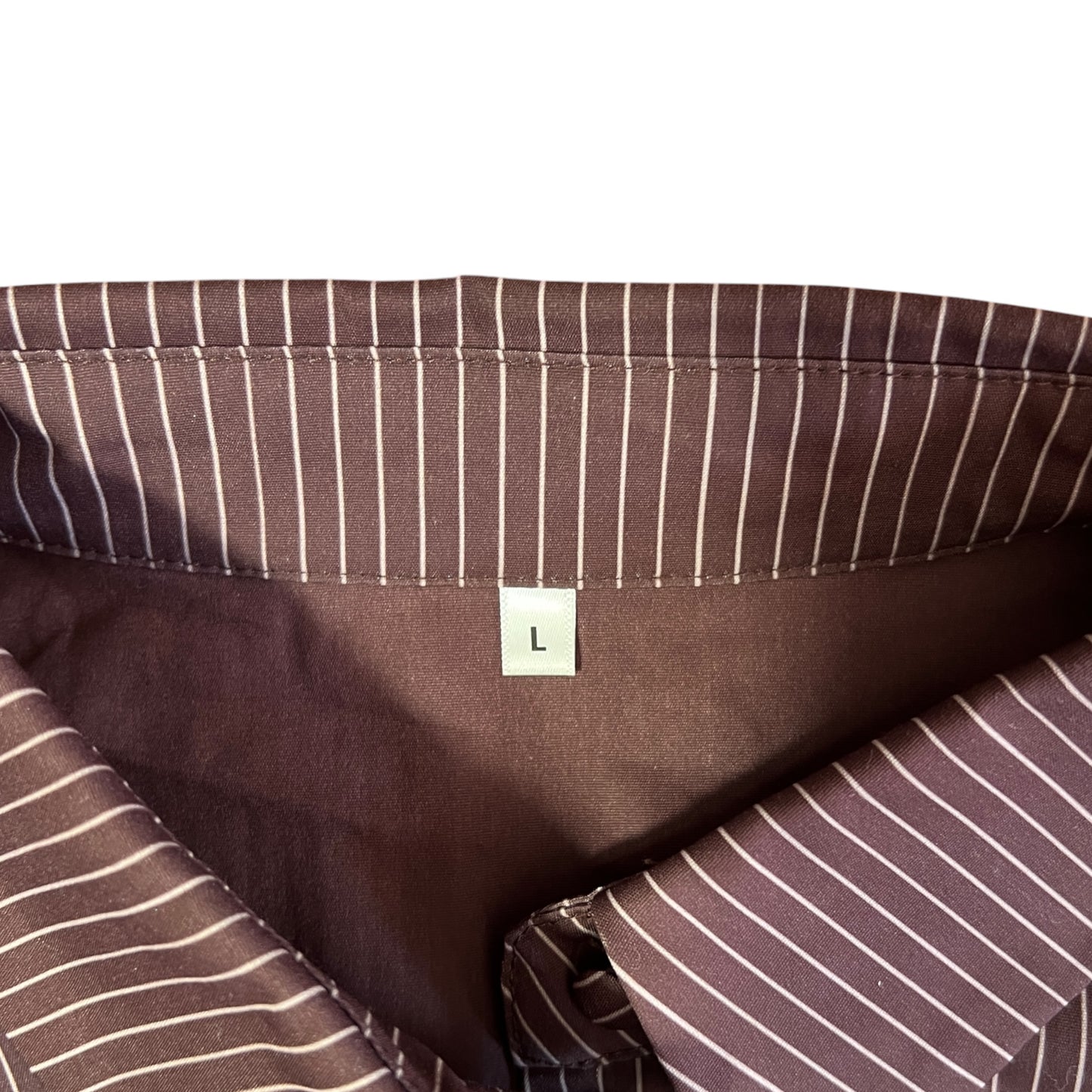 CAMISA ENTALLADA MANGA CAMPANA CAFÉ