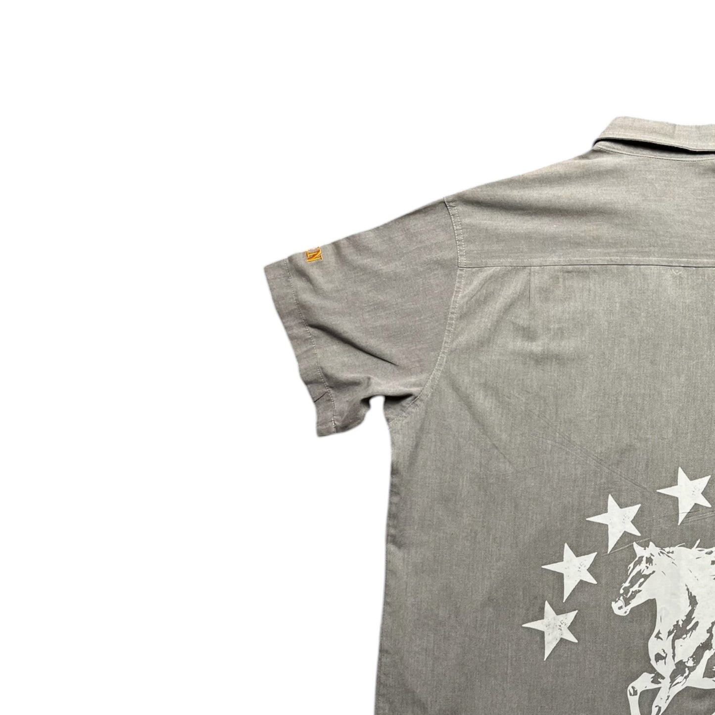 CAMISA SUKI MANGA CORTA SERIGRAFÍA BLANCA SK225