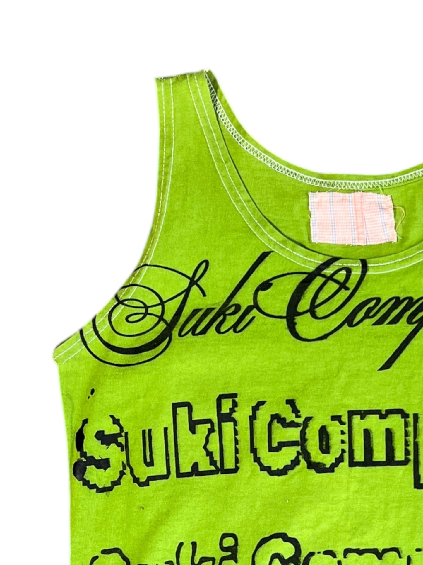 TANK TOP SUKI LETTER PRINT