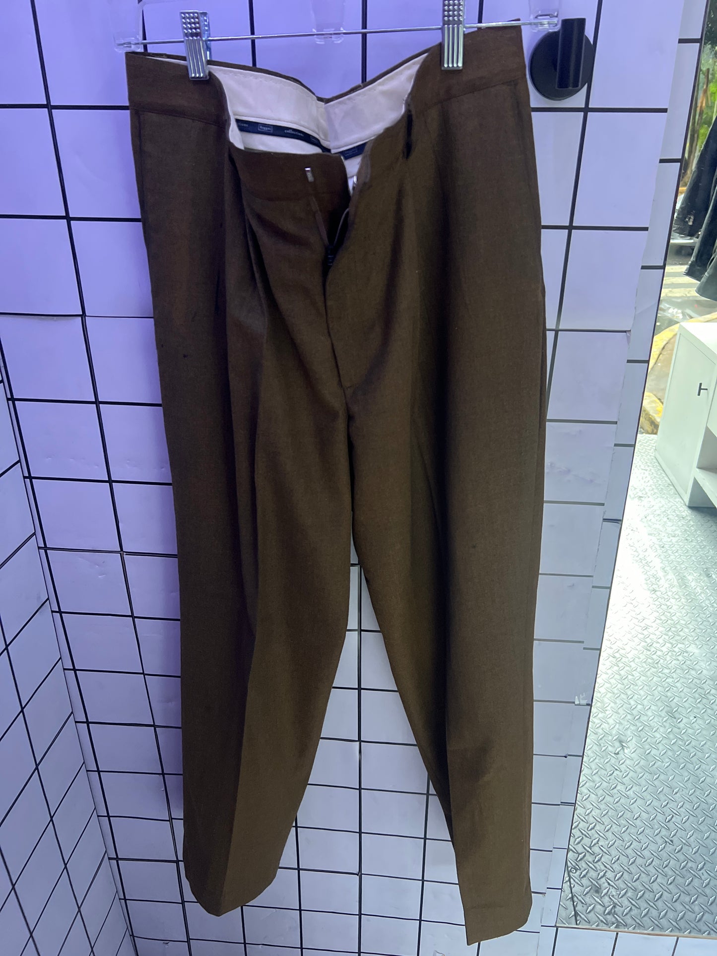 Pantalón de vestir cafe