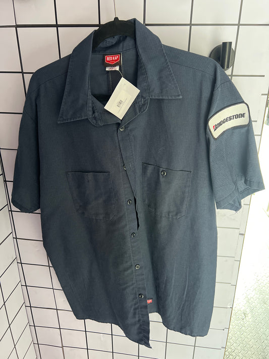 CAMISA MANGA CORTA AZUL MARINO BRIDGSTON
