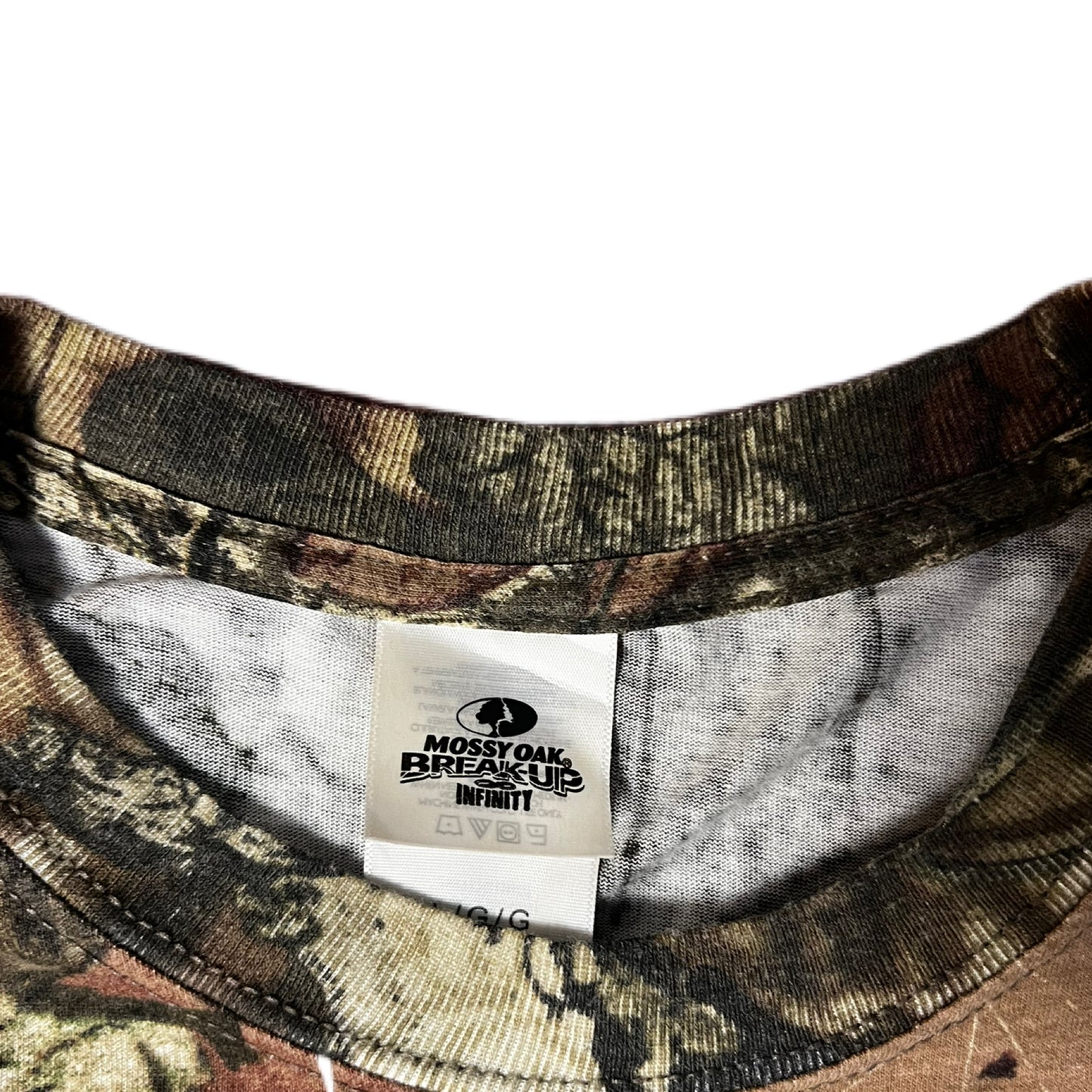 PLAYERA MANGA LARGA MOSSY OAK CAMO