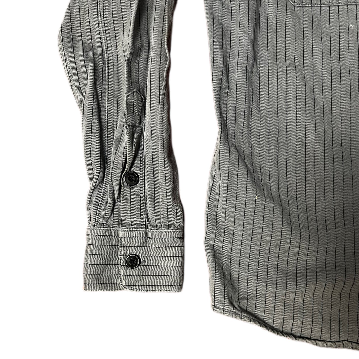 CAMISA VOLCOM GRIS RAYAS